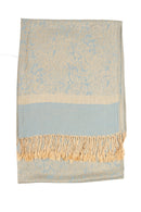 Sakkas Two Tone Vintage Jacquard Paisley Pashmina Shawl Wrap Scarf Stole
