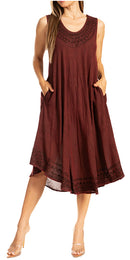 Sakkas Everyday Essentials Caftan Tank Dress / Cover Up