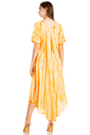 Sakkas Melika Tie Dye Caftan Dress