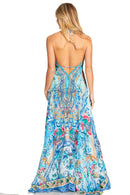 Sakkas Lizi 2025 Womens Maxi High-low Halter Handkerchief Long Dress Beach Party