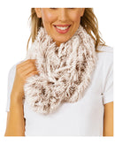 Sakkas Abhy Soft Fall Winter Furry Infinity Wrap Scarf