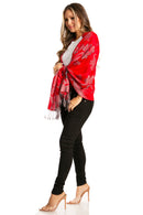 Sakkas Tawny Reversible Butterfly Pashmina/ Shawl/ Wrap/ Stole