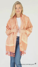 Sakkas 70" x 28" Paisley Self-Design Pashmina Shawl / Wrap / Stole