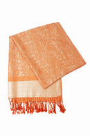 Sakkas 70" x 28" Paisley Self-Design Pashmina Shawl / Wrap / Stole