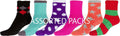 Sakkas Super Soft Anti-Slip Fuzzy Ankle Socks Value Assorted 6-Pack#color_16801-asst