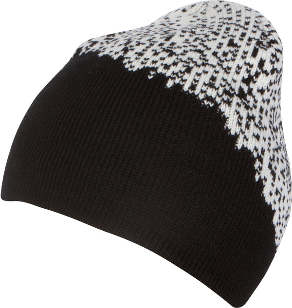 Sakkas Basile Soft and Warm Everyday Commuter Knit Hat Beanie Unisex#color_1758-Blackspecs