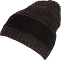 Sakkas Basile Soft and Warm Everyday Commuter Knit Hat Beanie Unisex#color_1761-Blacksweater
