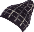 Sakkas Basile Soft and Warm Everyday Commuter Knit Hat Beanie Unisex#color_1762-Blueplaid