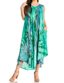 Sakkas Starlight Caftan Tank Dress / Cover Up