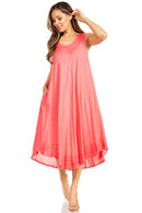 Sakkas Everyday Essentials Caftan Tank Dress / Cover Up