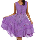 Sakkas Fairy Maiden Corset Style Dress#color_Purple