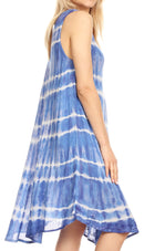 Sakkas Tina Women's Casual Summer Loose Sleeveless Tank Midi Dress Cover-up