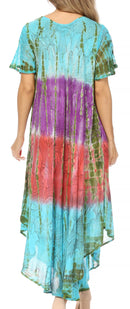 Sakkas Mika Ombre Floral Caftan Dress