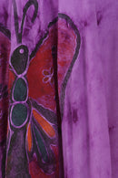 Sakkas Butterfly Tie Dye Tank Sheath Caftan Mid Length Cotton Dress