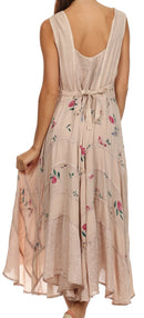 Sakkas Garden Goddess Corset Style Dress