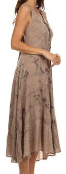 Sakkas Garden Goddess Corset Style Dress