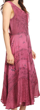 Sakkas Garden Goddess Corset Style Dress