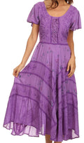 Sakkas Calliope Corset Style Dress#color_Lilac
