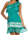 Sakkas Summer Solstice Batik Dress#color_Mint