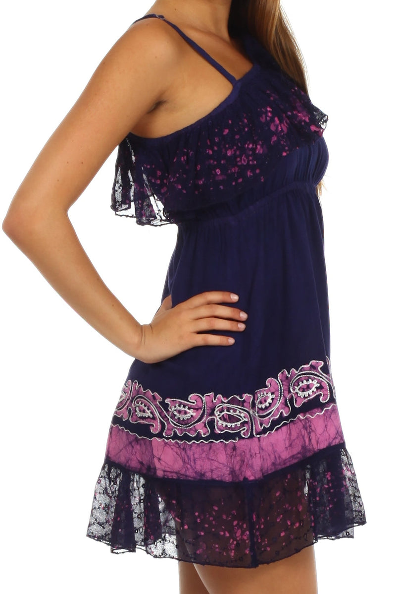 Sakkas Summer Solstice Batik Dress