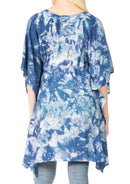 Sakkas Marcy Women's Caftan Top Tunic Dress V neck Loose Summer Boho Swing Coverup