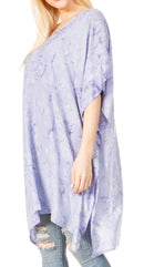 Sakkas Marcy Women's Caftan Top Tunic Dress V neck Loose Summer Boho Swing Coverup