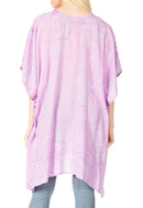 Sakkas Marcy Women's Caftan Top Tunic Dress V neck Loose Summer Boho Swing Coverup