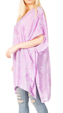 Sakkas Marcy Women's Caftan Top Tunic Dress V neck Loose Summer Boho Swing Coverup