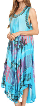 Sakkas Tasanee Caftan Tank Dress / Cover Up