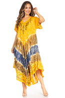 Sakkas Viveka Embroidered Caftan Dress