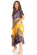 Sakkas Viveka Embroidered Caftan Dress