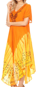 Sakkas Viveka Embroidered Caftan Dress