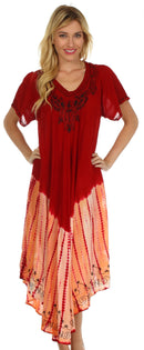 Sakkas Viveka Embroidered Caftan Dress