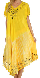 Sakkas Viveka Embroidered Caftan Dress