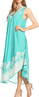Sakkas Sundari Caftan Tank Dress / Cover Up