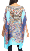 Sakkas Sira Women's Casual Short Sleeve Loose Pullover Mid-Long Oversize Top Tunic