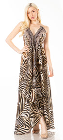 Sakkas Lizi 2 Women's Maxi High-Low Halter Handkerchief Dress Beach Party Vacation