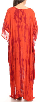 Sakkas Tacy Women's Casual Boho Summer Maxi Dress Caftan Kaftan Cover-up LougeWear