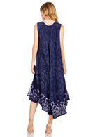 Sakkas Starlight Second Caftan Tank Dress/Cover Up Tie Dye Womens Beach Kaftan