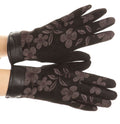 Sakkas Liya Classic Warm Driving Touch Screen Capable Stretch Gloves Fleece Lined#color_17101-Black