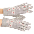 Sakkas Liya Classic Warm Driving Touch Screen Capable Stretch Gloves Fleece Lined#color_17101-light/Grey