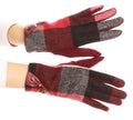Sakkas Liya Classic Warm Driving Touch Screen Capable Stretch Gloves Fleece Lined#color_17102-Burgundy
