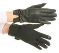 Sakkas Liya Classic Warm Driving Touch Screen Capable Stretch Gloves Fleece Lined#color_17103-Black