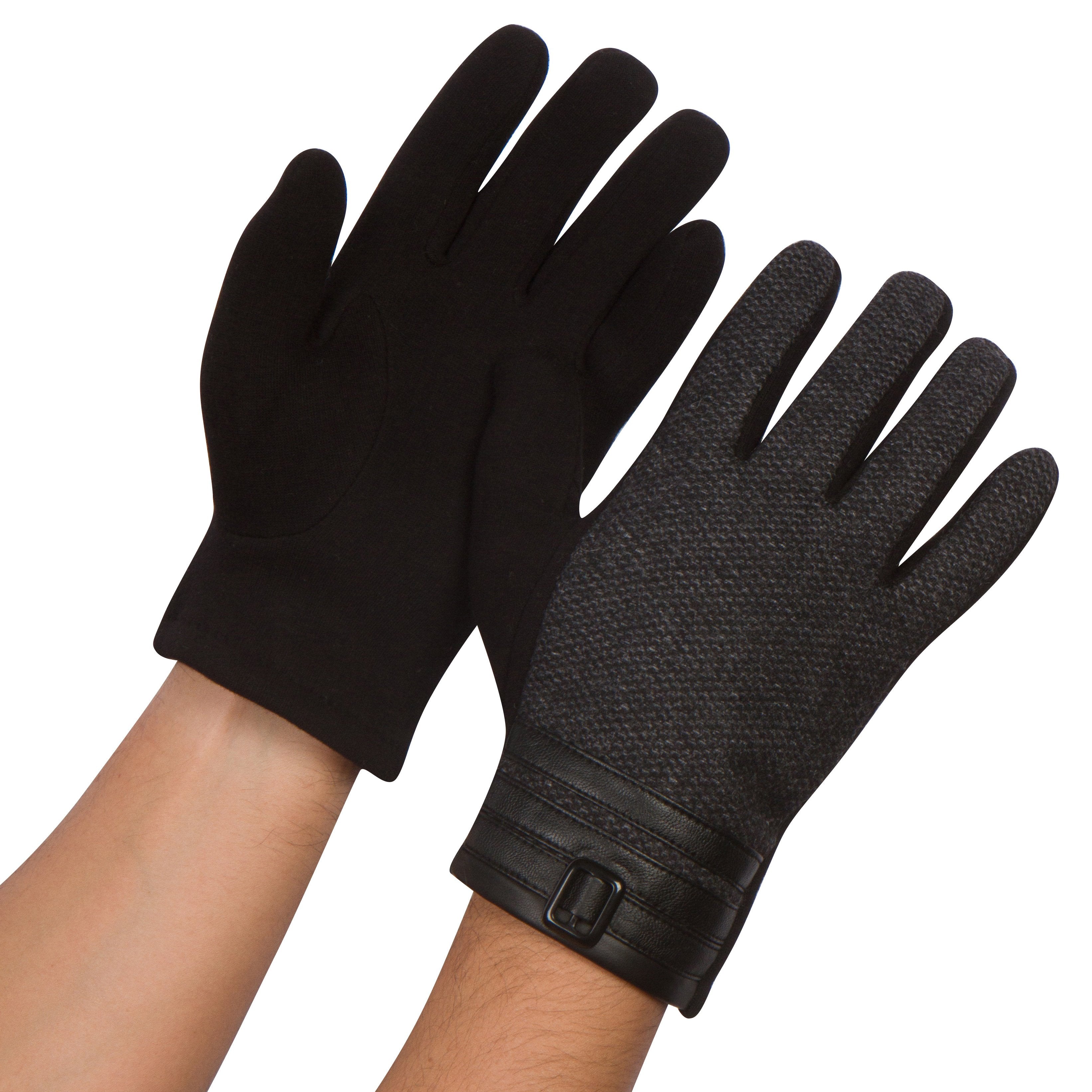 Sakkas Enes Warm Fleece Lined Driving Gloves Vegan Minimal Commute Cas