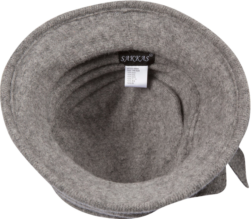 Sakkas Loren Bow Wool Hat