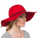 Sakkas Greta Vintage Style Wool Floppy Hat