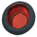 Sakkas Contemporary Unisex Wool Pork Pie Fedora Hat