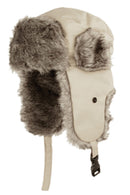 Sakkas Unisex Weatherproof Nylon Faux Fur Lined Winter Earflap Bomber Trooper Aviator Hat