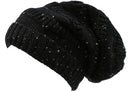 Sakkas Kase Long Tall Slouchy Striped Knit Fishermans Unisex Solid Beanie Hat