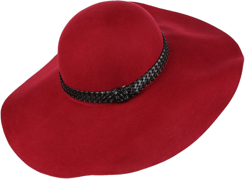 Sakkas Liuliu Wide Vintage Style Floppy Hat Removable Interchangeable Bow Ribbon